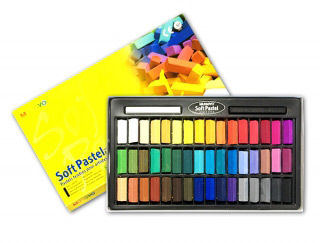 Художественная пастель сухая мягкая MUNGYO Soft Pastel Mini половинки длины, 48 цветов, MGMPS48/6022