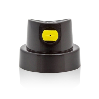 Кэп черный с желтой вставкой флэтджэт средний MONTANA Flat Jet Medium