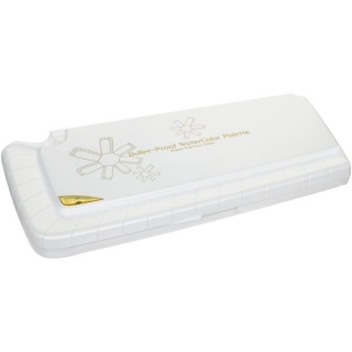 Палитра для акварели Bulletproof Glass 38 Mijello, 38 ячеек, пластик