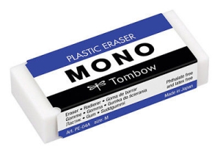 Мягкий ластик Tombow Mono Eraser, размер M, 55х23х11мм