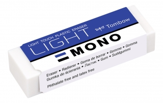 Ластик Tombow Mono Smart Light для стирания карандаша с тонкой и деликатной бумаги