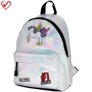 Рюкзак Berlingo Glam Style "Unicorn" 30*24*11см, 1 отделение, 1 карман, уплотненная спинка