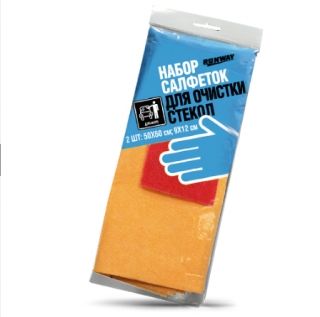 Набор салфеток для очистки стекол Runway