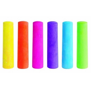 Набор круглых цветных мелков асфальтовых Classcolor Street Jovi, 6 шт.