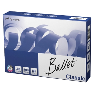 Бумага офисная большого формата Ballet "Classic" А3, Марка В, 500 л, 153%