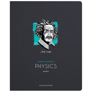 Тетрадь предметная Физика, 48 листов Greenwich Line "Famous portraits"