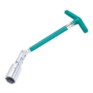 Ключ свечной карданный Stels, оцинкованный, прорезиненная рукоятка, размер 16х250 мм