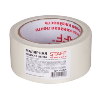 Клейкая лента малярная Staff, 48мм x 25м