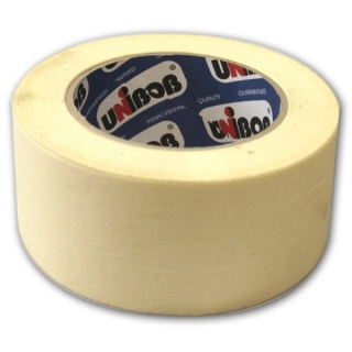 Клейкая малярная лента Unibob, креппированная 50мм х 50м, профессиональная