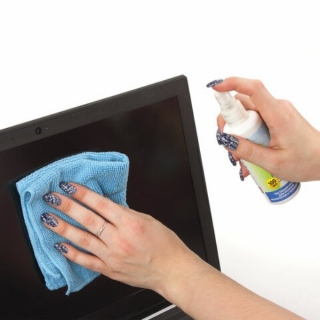 Чистящий набор Brauberg: салфетки для экранов мониторов + спрей, 100 мл