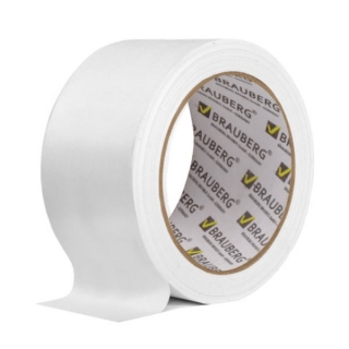 Клейкая лента двусторонняя Brauberg, на тонкой полипропиленовой основе, 50мм х 25м, светло-серая