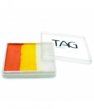 Профессиональный гипоаллергенный аквагрим TAG, сплит-кейк "Тигр", 50г, 3 цвета