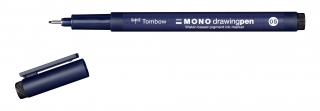 Линер Tombow MONO drawing pen, ширина линии 05 (0.46 мм), черный