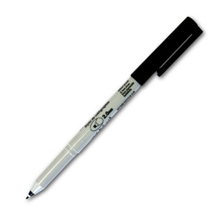 Ручки капиллярные Sakura Calligraphy Pen Black скошенный наконечник 2мм