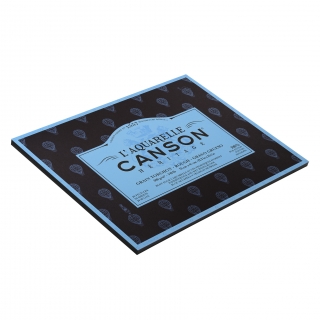 Блок для акварели Canson Heritage 300г/кв.м (хлопок) 31*41см 20листов Торшон склейка по 4 сторонам