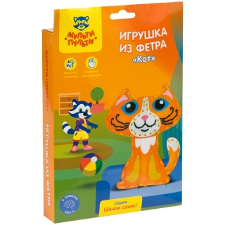 Игрушка из фетра Мульти-Пульти "Кот"
