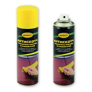 Удалитель наклеек и следов клея Антискотч, Астрохим, аэрозоль 335мл