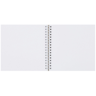 Скетчбук на гребне MESHU "Kawaii" 120г/кв.м, 15х15см, soft-touch, 60л.