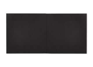 Альбом SM-LT Art Layflat Black 170г/м2 14х14 см 32л черная бумага сшитый