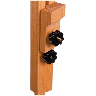 Мольберт полевой тренога Гамма "Студия", складной с кронштейном 78х80х132(196)см, бук