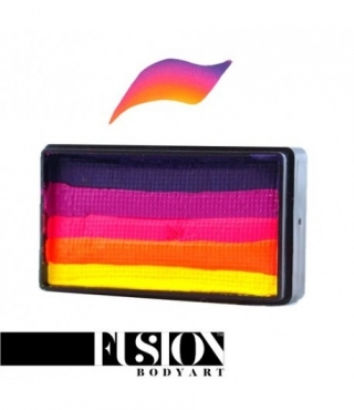 Профессиональный гипоаллергенный аквагрим Арти-кейк FUSION «Неоновая нирвана», 30г, 5 цветов