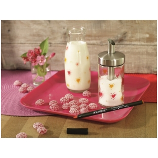 Набор маркеров для письма по фарфору Edding "4200_2" 6цв., гибкий пишущий узел, 1,0-4,0мм