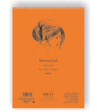 Скетчбук для смешанных техник Authentic Mixed Media SM-LT 200г/м2 А3, 30 листов, спираль по короткой стороне