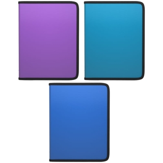 Папка на молнии Erich Krause "Glance Vivid" A5+, 500мкм, ассорти