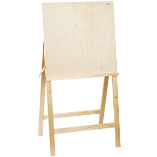 Мольберт напольный Хлопушка Гамма "Студия", планшет 60х60см, высота 120см, сосна
