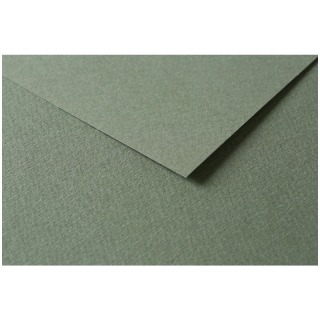 Цветная бумага 500х650мм, Clairefontaine "Tulipe", 25л., 160г/м2, зеленый океан , лёгкое зерно