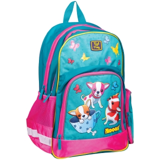 Рюкзак Berlingo Light "Funny puppy" 42*28*17см, 2 отделения, 3 кармана, эргономичная спинка