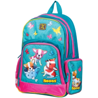 Рюкзак Berlingo Light "Funny puppy" 42*28*17см, 2 отделения, 3 кармана, эргономичная спинка