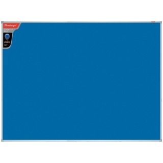 Доска фетровая Berlingo "Premium", 90*120см, синяя, алюминиевая рамка