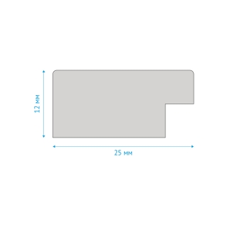 Рамка пластиковая 21*30см, OfficeSpace, №10, черный
