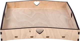 Заготовка Timberlicious для декорирования поднос вид 8 30х30х6см