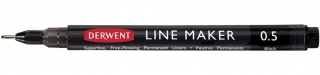 Ручка капиллярная Line Maker 0.5 мм черный Derwent