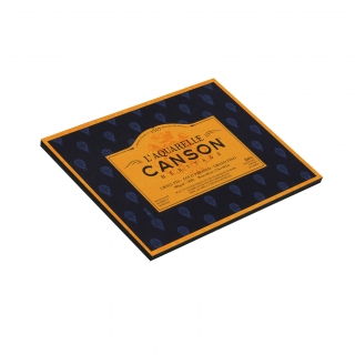 Блок для акварели Canson Heritage 300г/кв.м (хлопок) 18*26см 20листов Фин склейка по 4 сторонам