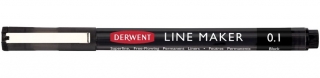 Ручка капиллярная Line Maker 0.1мм черный Derwent