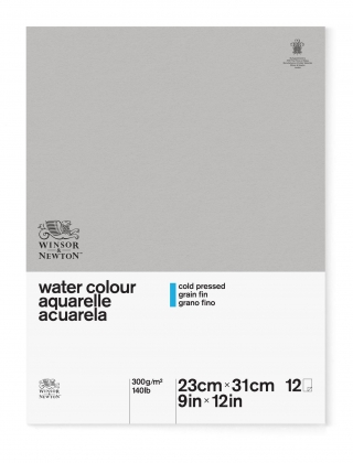 Альбом для акварели Winsor&Newton Classic 300г, 23*31см 12л, Фин склейка