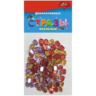 Материалы для творчества Апплика "Декоративные стразы", овальные, С3079