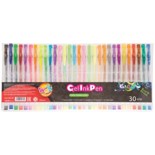 Набор гелевых ручек Beifa "Wmz" 30цв., 0,7 мм, европодвес