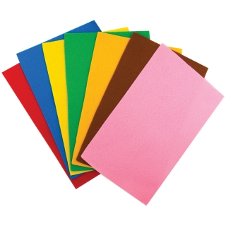 Цветной фетр Мульти-Пульти "Приключения Енота", А4, 7л., 7цв., 2мм