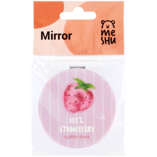 Зеркальце карманное складное MESHU "Strawberry"