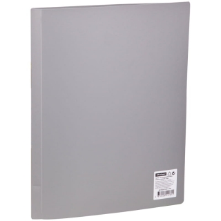Папка с 20 вкладышами OfficeSpace, 16мм, 400мкм, серая