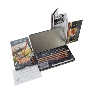 Художественный набор для рисования эскизов Artino Cretacolor, 10 предметов