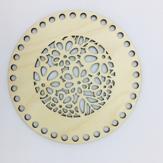 Панно деревянное Timberlicious для декорирования с перфорацией Круглое 2 18см