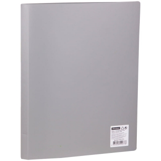 Папка с 10 вкладышами OfficeSpace, 8мм, 400мкм, серая