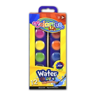 Набор акварели для детей Colorino Small, 12 цветов