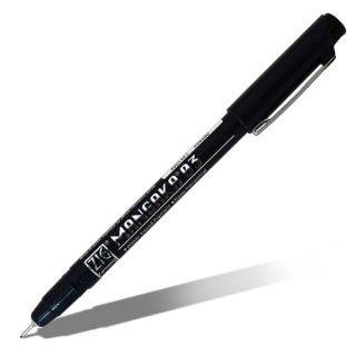 Ручка-линер Zig Kuretake Mangaka для рисования и письма, чёрная, наконечник 0,03 мм