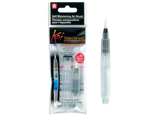 Кисть акварельная Sakura Koi с резервуаром для воды (4мл) №6 средняя